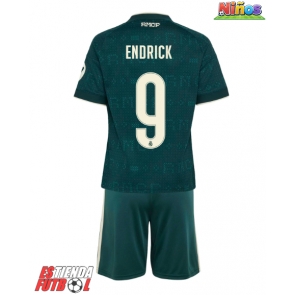 Real Madrid Endrick #9 Segunda Equipación Niños 2026-27 Manga Corta (+ Pantalones cortos)